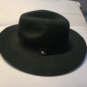 Lauren RLL Wool Floppy Fedora Black One Size